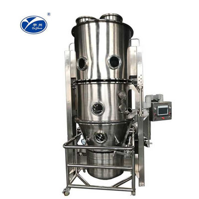 50-120KG / Batch Industrial Fluid Bed Dryers สำหรับกระบวนการผงเปียก GMP
