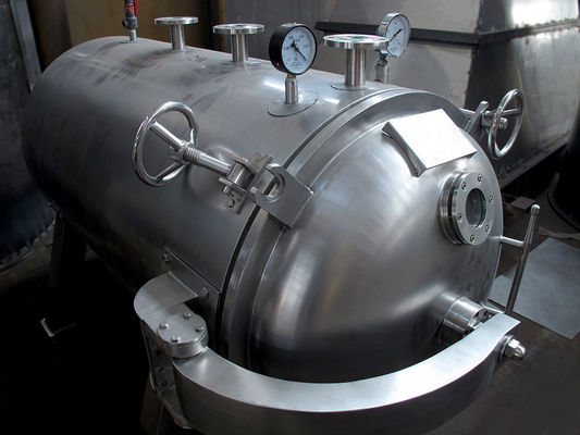 60kg / Batch Square Round เตาอบสุญญากาศเครื่องอบแห้ง, FZG Pharmaceutical Vacuum Drying Equipment